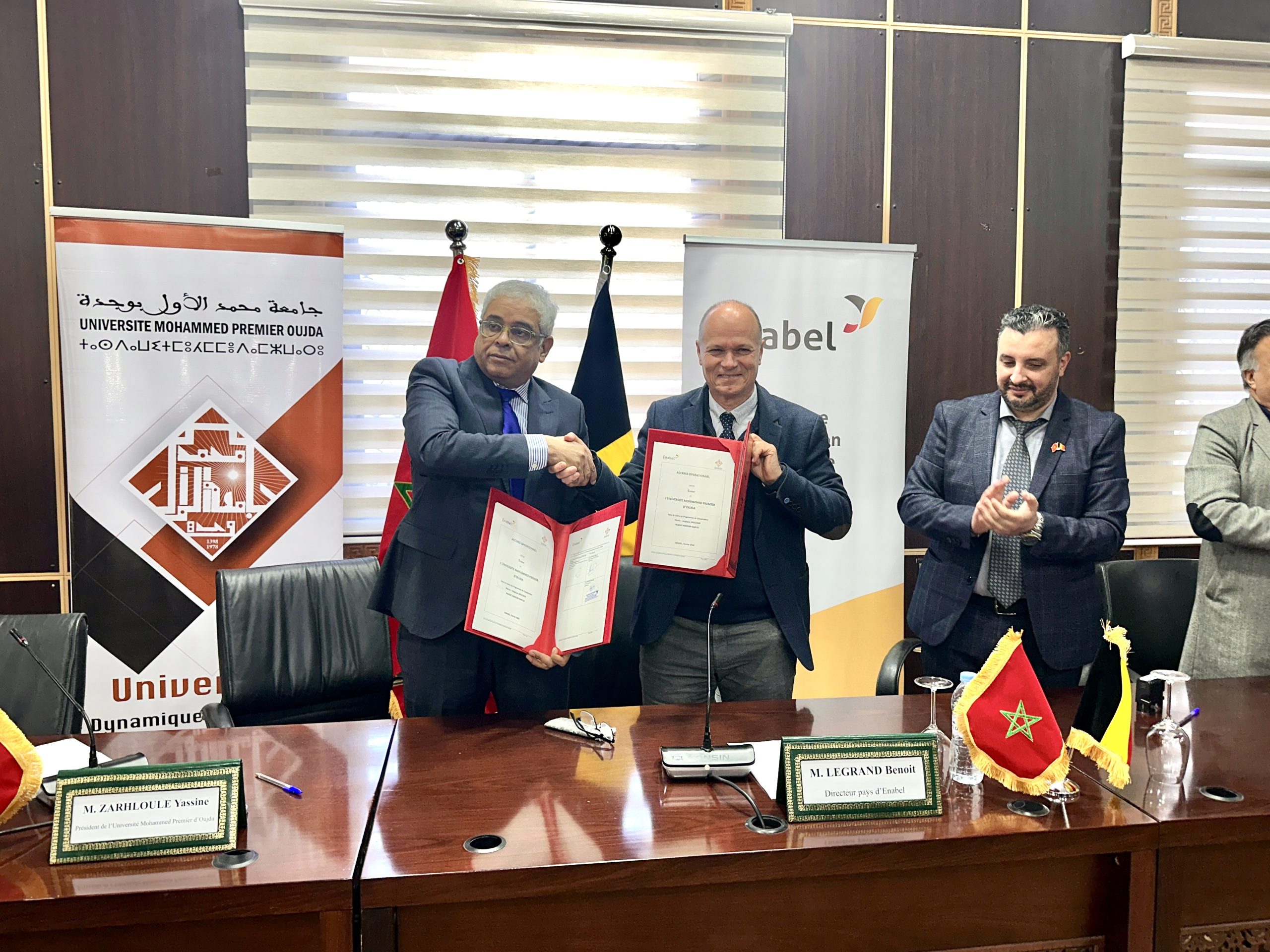 تعاون استراتيجي بين جامعة محمد الأول و”Enabel” لتمويل مشاريع الابتكار والبحث الإجرائي